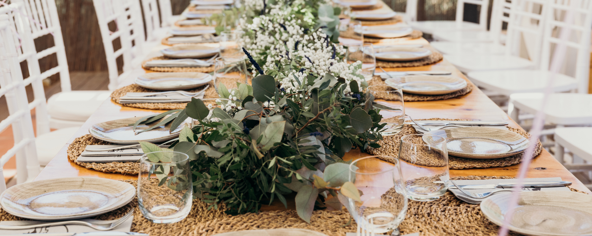 beautiful wedding reception table 